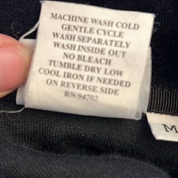 🔥 Vintage Hot Cotton Velour Zip-Up Jacket – Embroidered Detail – Size M - Picture 8 of 8